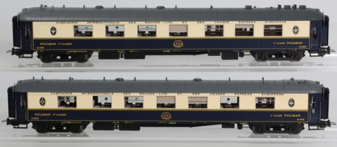 Set of 2 Pullman cars type WP of CIWL - Cote d'Azur<br /><a href='images/pictures/LS_Models/lsm49173.jpg' target='_blank'>Full size image</a>